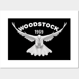 Woodstock peace dove Posters and Art